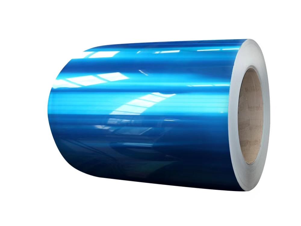 PVC coated aluminum coil with protective film