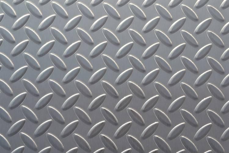 Diamond pattern aluminum sheet